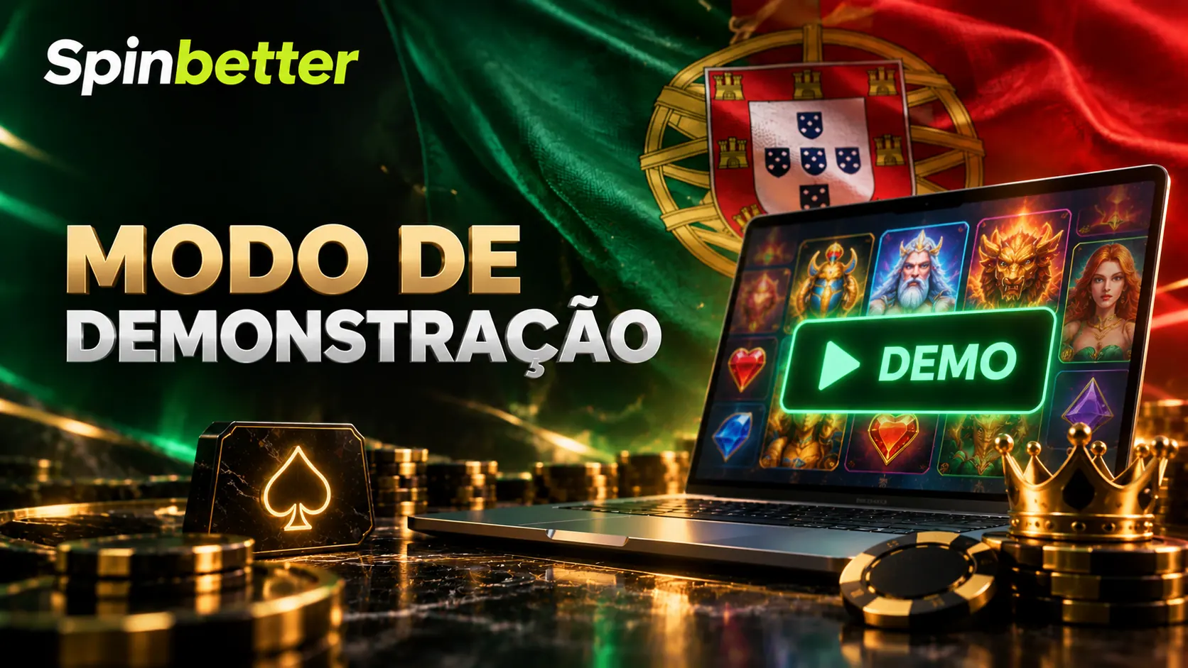 Slot aberta em modo de demonstração com saldo fictício