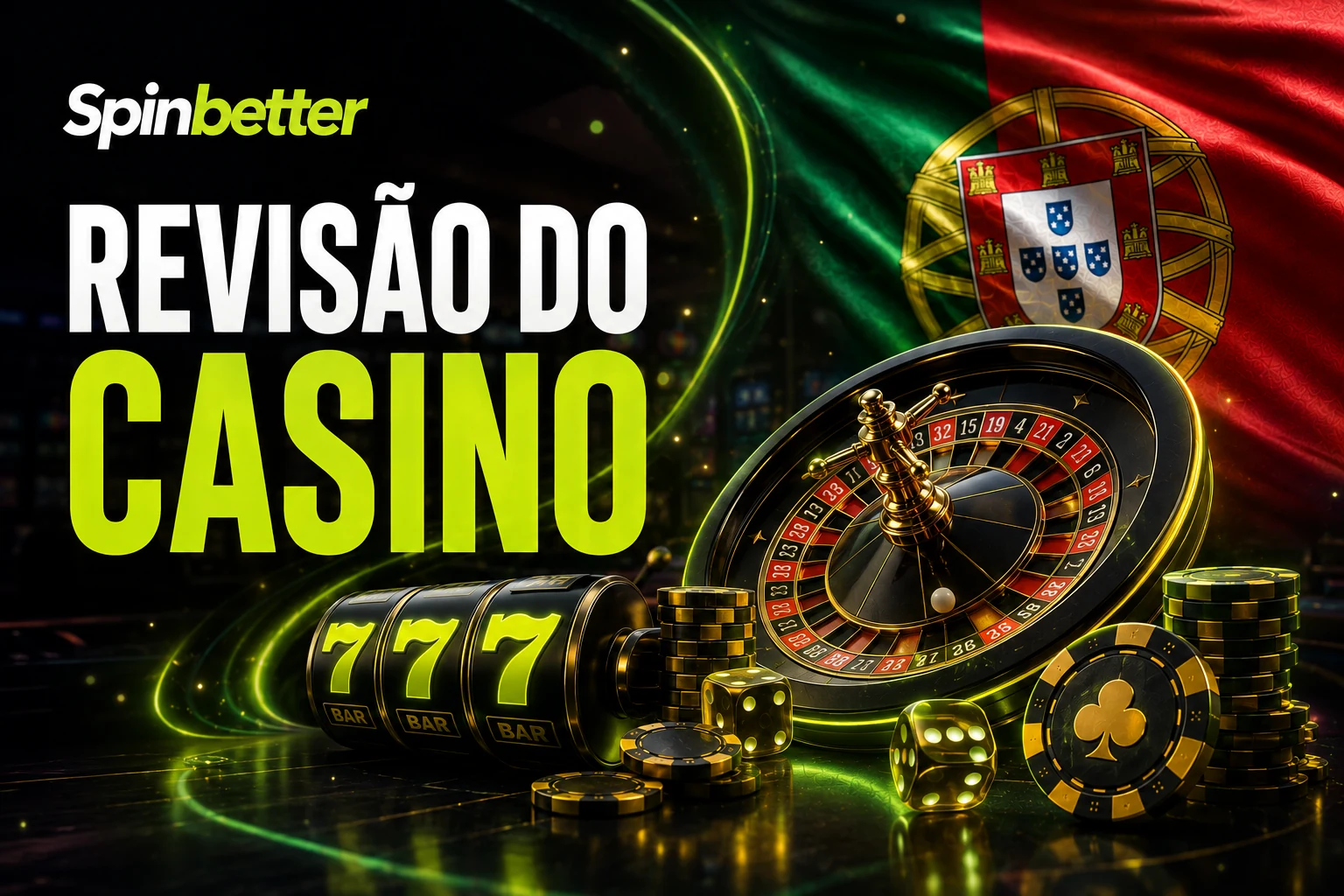 Ecrã inicial do casino e da casa de apostas em português