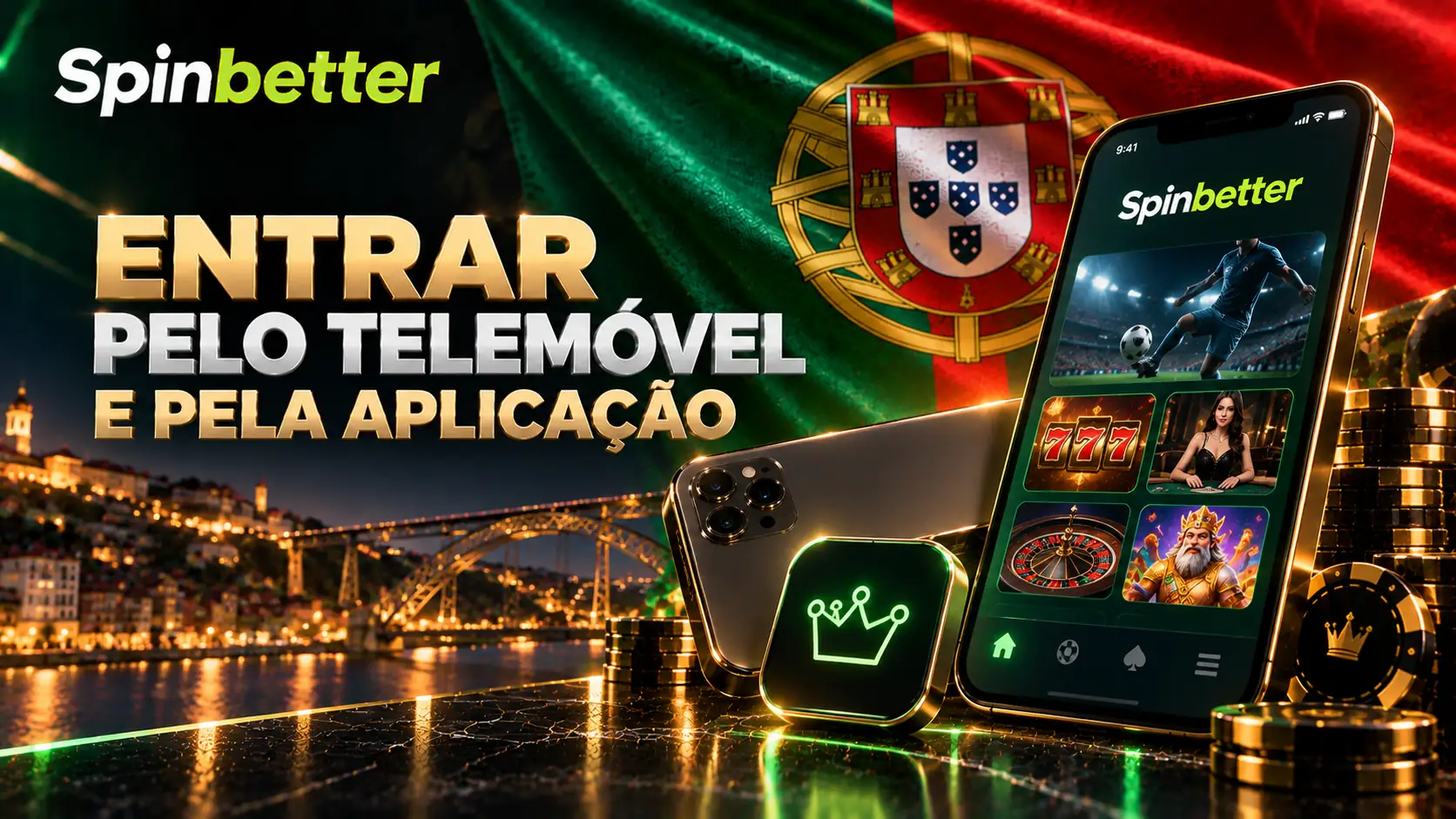 Entrada na conta a partir do telemóvel e da aplicação